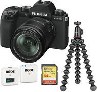 Fujifilm X-S10 + XF 18-55 mm schwarz - Vlogger Kit 2 - Digitalkamera