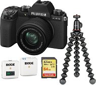 Fujifilm X-S10 + XC 15–45 mm čierny – Vlogger Kit 2 - Digitálny fotoaparát