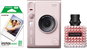 Instant Camera Fujifilm Instax Mini EVO Gentle Rose + Perfume + Fujifilm Instax mini film 20pcs photos - Instantní fotoaparát