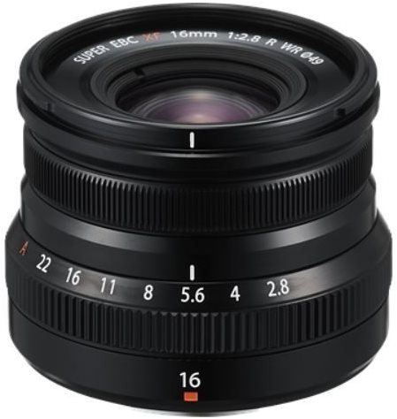Fujifilm Fujinon XF 16mm f/2.8 R WR schwarz - Objektiv - Hauptbild