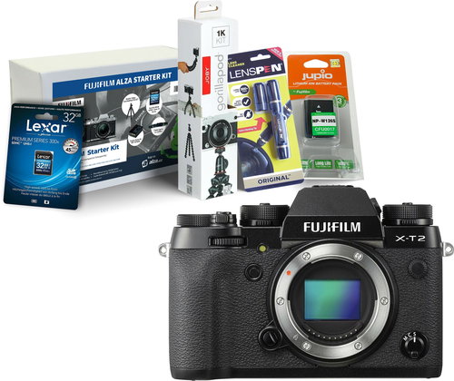 Fujifilm X-T2 Body Black + Fujifilm Photo Starter Kit - Digital Camera - Main image