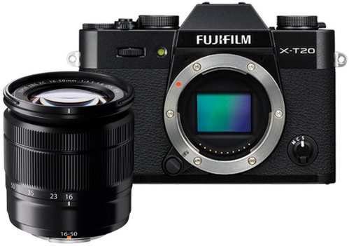 Fujifilm X-T20 black + XC16-50mm F3.5-5.6 OIS II Main image Fujifilm X-T20 black + XC16-50mm F3.5-5.6 OIS II - Digital Camera - Main image