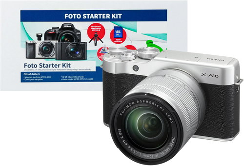 Fujifilm X-A10 + 16-50mm f / 3.5-5.6 + Alza Photo Starter Kit - Digital Camera - Main image