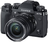 Fujifilm X-T3 fekete + XF 18-55 mm f/2,8-4,0 R LM OIS - Digitális fényképezőgép