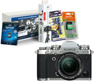 Fujifilm X-T3 stříbrný + XF 18-55 mm R LM OIS + Fujifilm Foto Starter Kit - Digitální fotoaparát