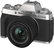 Fujifilm X-T200 + 15-45mm, Silver - Digital Camera