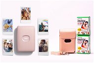 Fujifilm Instax Mini Link 2 Soft Pink + Link Case Pink Bundle - Mobile Printer