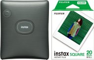Fujifilm instax SQ Link, zöld + Fujifilm Instax Square Film 20 db fénykép - Szett