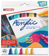 EDDING, 5000, akrylový, permanentní, sada 5 ks, Abstrakt - Popisovač