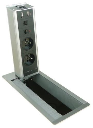 OFFICE MORE BT41 drawer panel hinged - Surge Protection Socket Strip - Main image