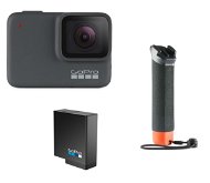 GOPRO HERO7 Silver + GOPRO The Handler + GOPRO Rechargeable Li-Ion Battery - Outdoor Camera