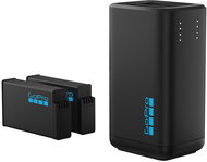 GoPro Dual battery charger for MAX2 + 2x batteries - Charger and Spare Batteries
