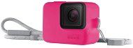 GoPro Sleeve + Lanyard (Silicone sleeve neon pink) - Camera Case