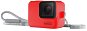 GoPro Sleeve + Lanyard (szilikon tok, piros) - Kameratok