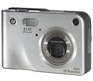 HP PhotoSmart R607, 4.1 mil. bodů, optický / digitální zoom 3x / 7x - Digital Camera
