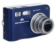 HP PhotoSmart R607 BMW - Williams, 4.1 mil. bodů, optický / digitální zoom 3x / 7x - -