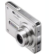 Casio EX S100 Exilim - stříbrný (silver), 3.34 mil. bodů, interní paměť 10 MB + SD/MMC karty, 2.8x o - Digital Camera