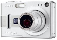 Casio EX Z55 Exilim - stříbrný (silver), 5.25 mil. bodů, interní paměť 10 MB + SD/MMC karty, 3x opt  - Digital Camera