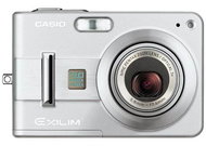 CASIO Exilim ZOOM EX-Z57 stříbrný (silver), CCD 5 Mpx, 3x zoom, 2.7" LCD, Li-Ion, SD/ MMC - Digital Camera