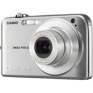 CASIO Exilim ZOOM EX-Z1050 stříbrný (silver), CCD 10 Mpx, 3x zoom, 2.6" LCD, Li-Ion, SD/ MMC, stabil - Digital Camera