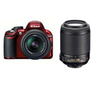 Nikon D3100 + Objektivy 18-55 AF-S DX VR + 55-200 AF-S DX VR red - Digitale Spiegelreflexkamera