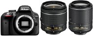 Nikon D3300 + 18-55mm AF-P VR + 55-200mm VR II Lenses - DSLR Camera