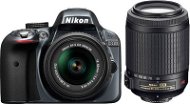 Nikon D3300 + Objektívy 18-55 AF-S DX VR II + 55-200 AF-S DX VR - Digitálna zrkadlovka