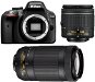 Nikon D3300 fekete + 18-55 mm AF-P VR + 70-300 VR AF-P - Digitális tükörreflexes fényképezőgép
