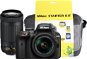 Nikon D3400 black + 18-55mm VR + 70-300 VR + Nikon Starter Kit - Digital Camera