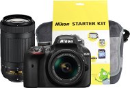 Nikon D3400 čierny + 18-55mm VR + 70-300 VR + Nikon Starter Kit - Digitálny fotoaparát