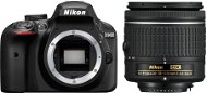 Nikon D3400 fekete + AF-P DX 18-55 - Digitális fényképezőgép