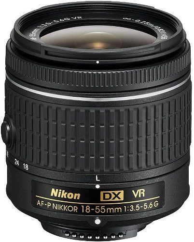 Nikon D3400 24.2MP DSLR Camera - Black with AF-P 18-55mm f/3.5-5.6G VR Zoom  Lens