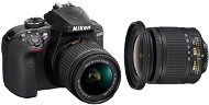 Nikon D3400 čierny + 18-55mm AF-P + 10-20mm AF-P VR - Digitálny fotoaparát