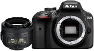 Nikon D3400 fekete + AF-S DX 35 f/1.8G - Digitális fényképezőgép