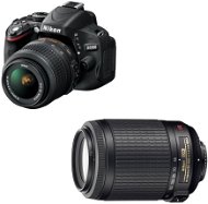  Nikon D5100 Black + 18-55 Lens AF-S DX VR + 55-200 AF-S VR  - DSLR Camera