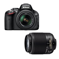 Nikon D5100 černý + Objektivy 18-55 II AF-S DX + 55-200 AF-S - Digitale Spiegelreflexkamera