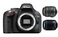 Nikon D5200 + 18-55mm Objektiv AF-S DX VR + 55-200mm AF-S VR - Digitale Spiegelreflexkamera