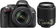  Nikon D5200 + 18-55mm Lens AF-S DX 55-200 + AF-S  - DSLR Camera