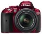  Nikon D5300 RED 18-55 Lens + AF-S DX VR  - DSLR Camera