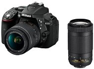 Nikon D5300 čierny + 18 – 55 mm AF-P VR + 70 – 300 mm AF-P VR - Digitálny fotoaparát