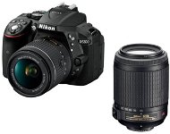 Nikon D5300 Black + 18-55mm AF-P VR + P 55-200mm AFS- VR II - Digital Camera