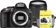 Nikon D5300 + Objektív 18–140 AF-S VR + Nikon Starter Kit - Digitálny fotoaparát