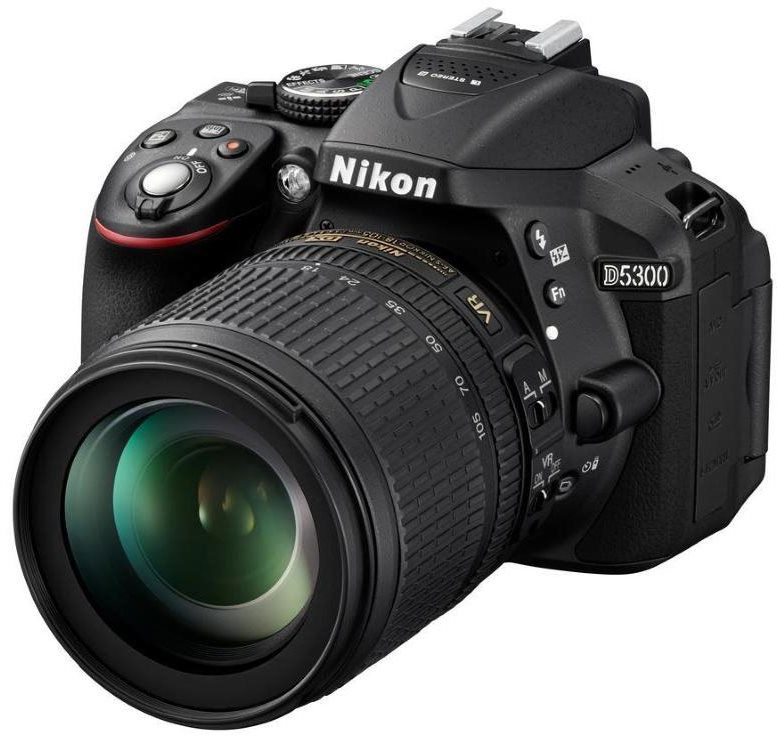 Nikon D5300 + 18-105mm AF-S VR lens + Nikon Starter Kit