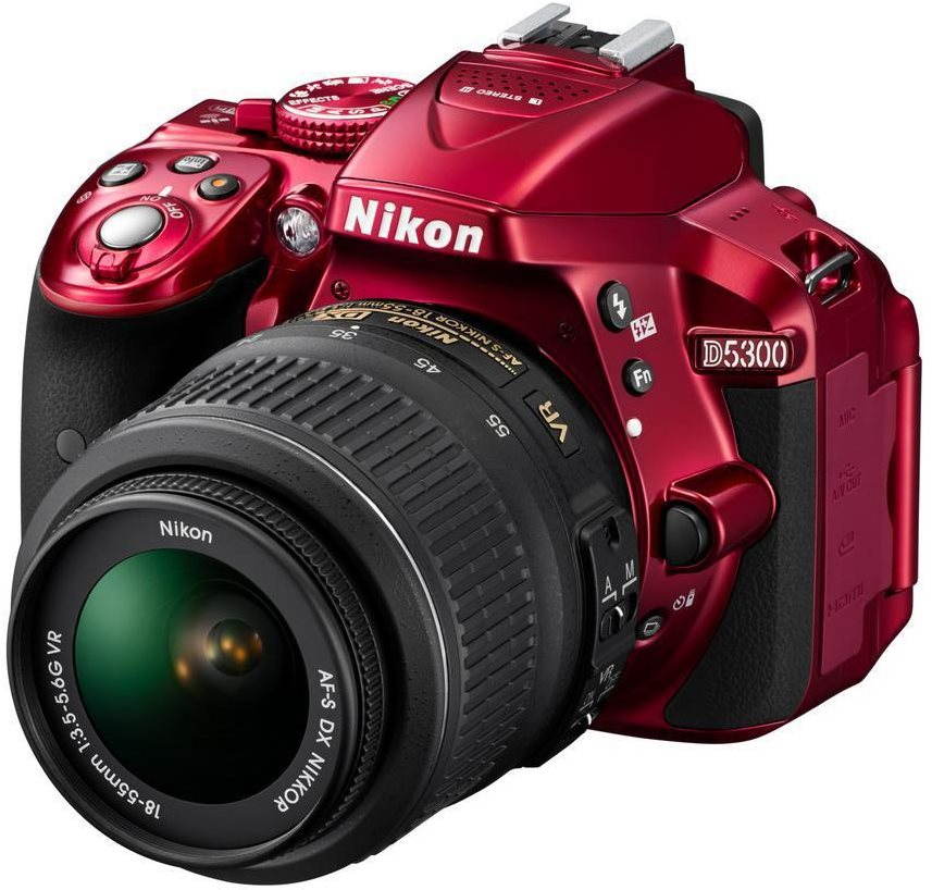 Nikon D5300 RED + AF-P DX 18-55 VR - DSLR Camera | alza.sk