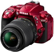 Nikon D5300 RED + AF-P DX 18-55 VR - DSLR Camera