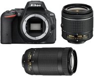 Nikon D5500 fekete + 18-55 mm VR AF-P + 70-300 mm VR AF-P - Digitális tükörreflexes fényképezőgép