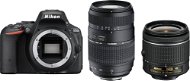 Nikon D5500 + 18-55mm-Objektiv AF-P VR + Tamron 70-300mm Macro - Digitale Spiegelreflexkamera
