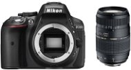 Nikon D5300 Black + TAMRON AF 70-300mm f/4.0-5.6 Di for Nikon LD Macro 1:2 - Digital Camera