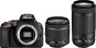 Nikon D5600 + AF-P DX 18-55 mm f/3,5-5,6G VR + AF-P DX 70-300 mm f/4,5-6,3G ED VR - Digitalkamera