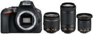 Nikon D5600 + AF-P 18-55mm VR + 70-300mm VR + 10-20mm VR - Digital Camera